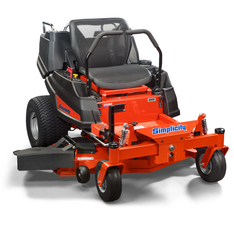 Angle view of Courier™ zero turn mower